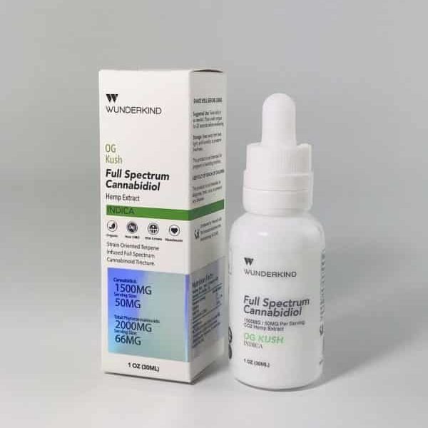 OG Kush/Indica – Terpene Infused Full Spectrum Cannabidiol 1500mg