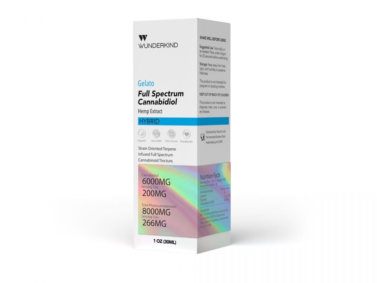 Gelato/Hybrid – Terpene Infused Full Spectrum Cannabidiol 3000mg - Image 2