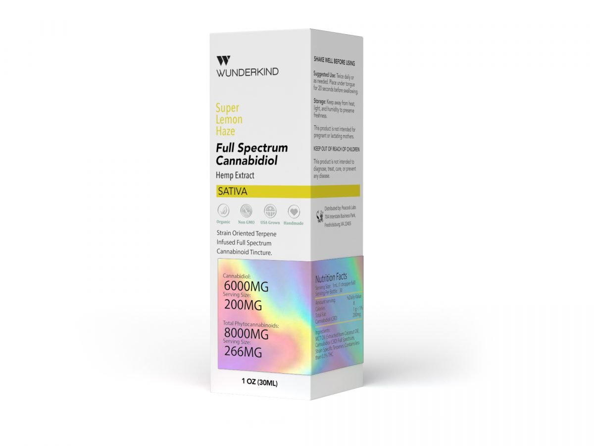 Super Lemon Haze/Sativa – Terpene Infused Full Spectrum Cannabidiol 6000mg - Image 2