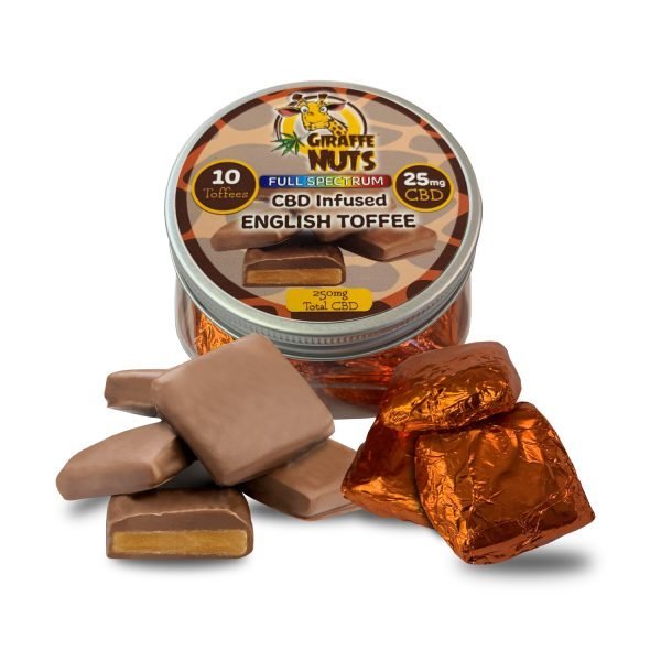 CBD Full Spectrum English Toffee Giraffe Nuts