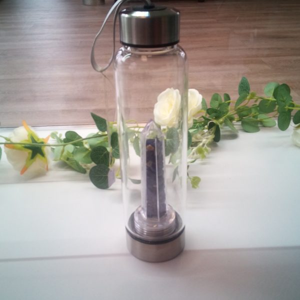 Healing Crystal infusion Water Bottle- Lapis Lazuli