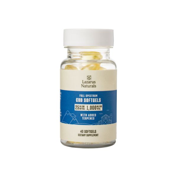 Lazarus Naturals CBD SoftGels 1,000 mg