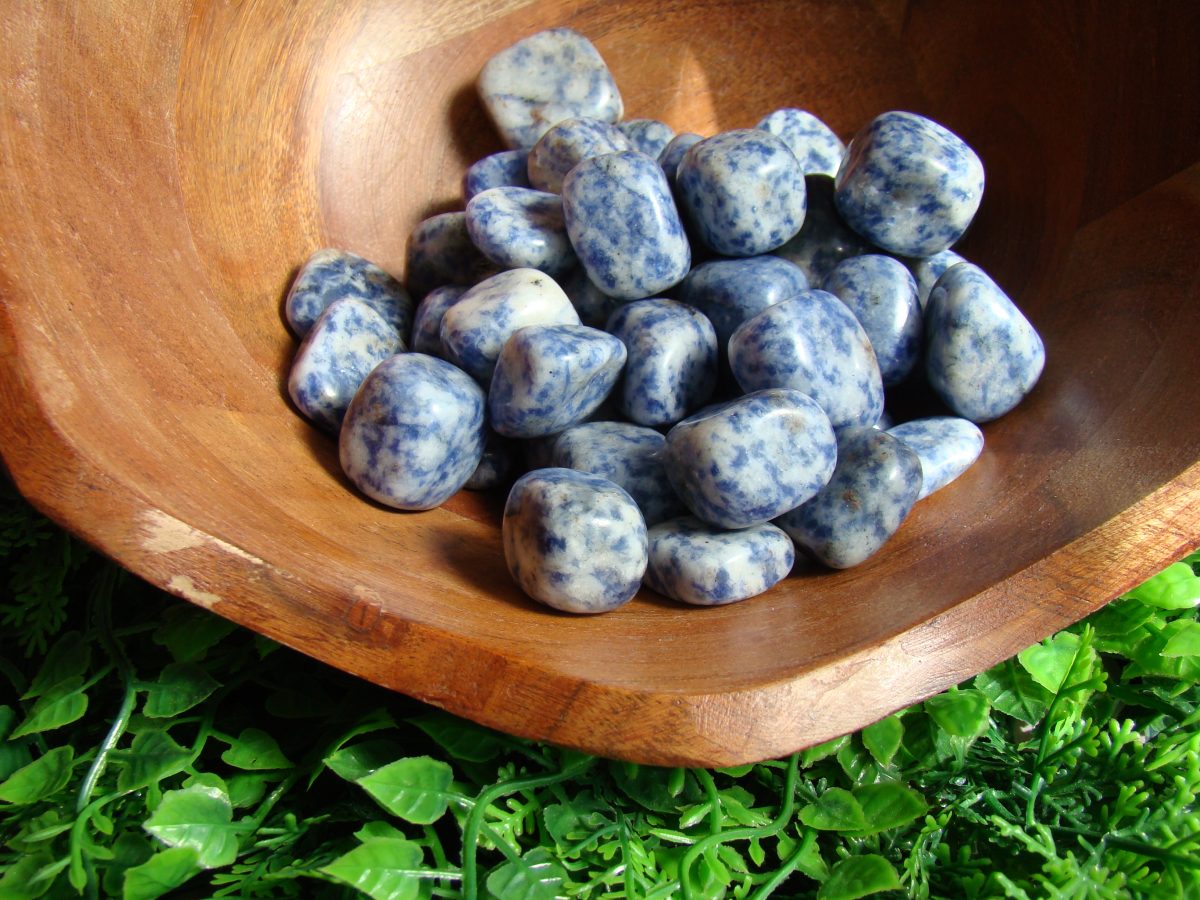 Tumbled Blue Spot Jasper